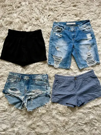 Lot de 4 shorts XS/34