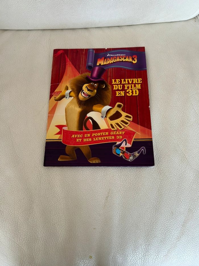 Livre Madagascar 3 en 3D