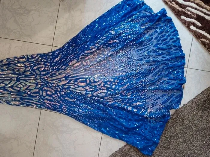 Robe bleu azur Taille M - photo numéro 5