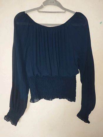 Blouse plissée fluide