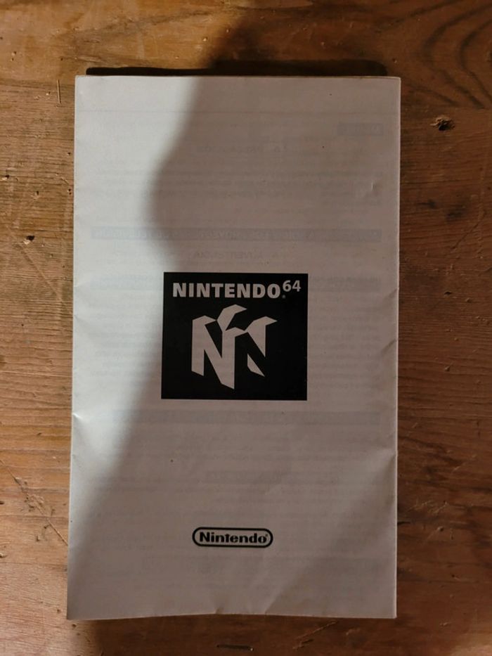 Vends notice n64 - photo numéro 2