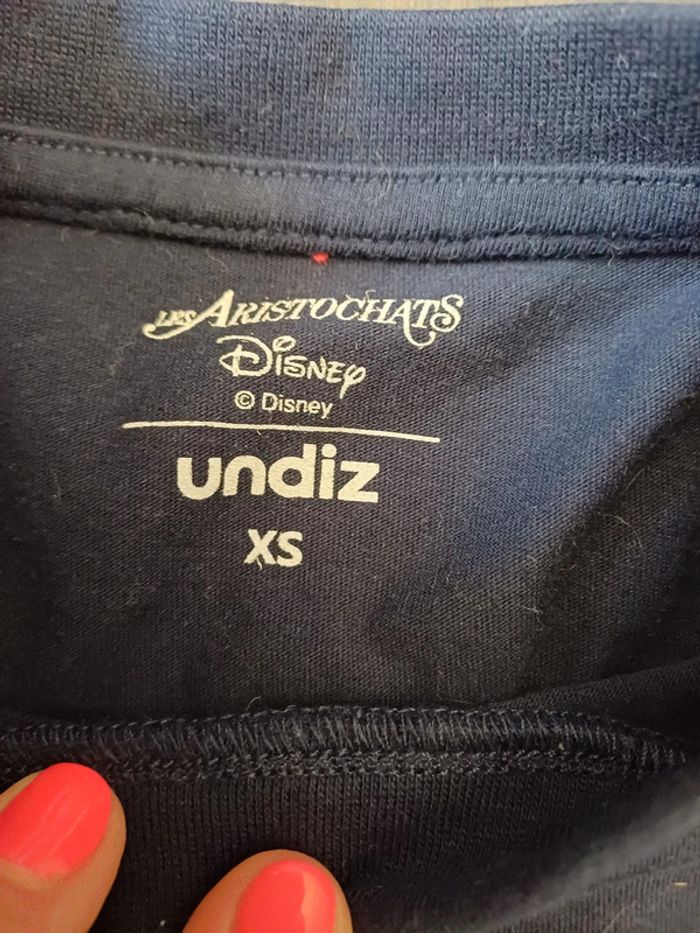 T-shirt broderie aristochat - photo numéro 3