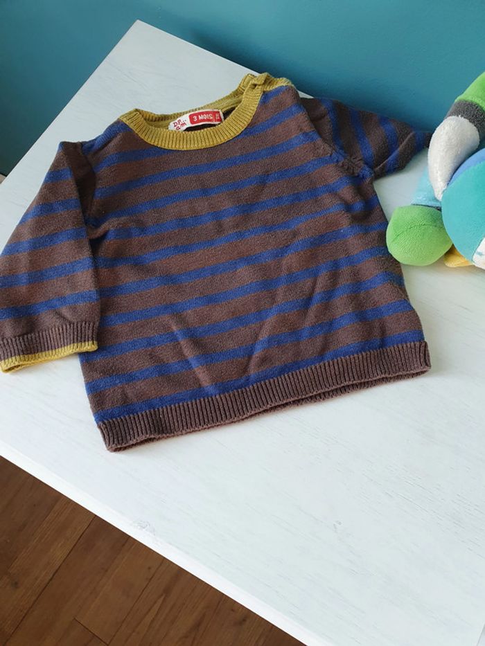 Pull DPAM garçon taille 3 mois