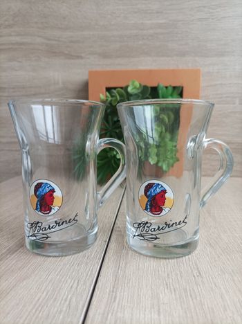 Lot 2 verres Bardinet 