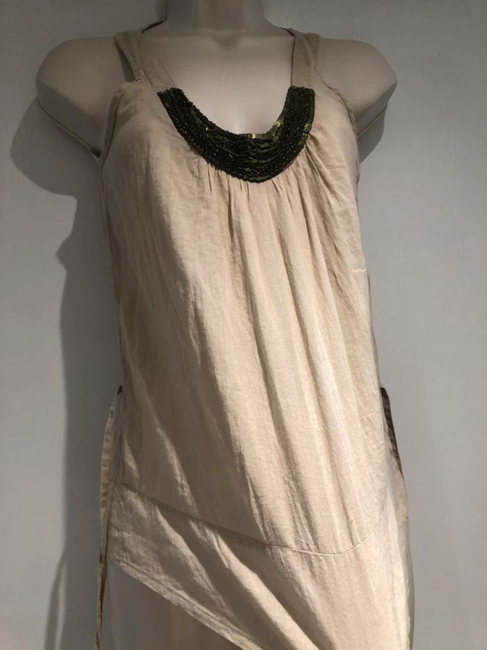 Top à sequins vert Sandro S - photo numéro 17