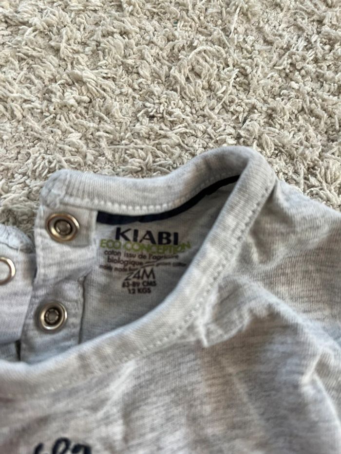 Teeshirt manches longues taille 24 mois Kiabi - photo numéro 3