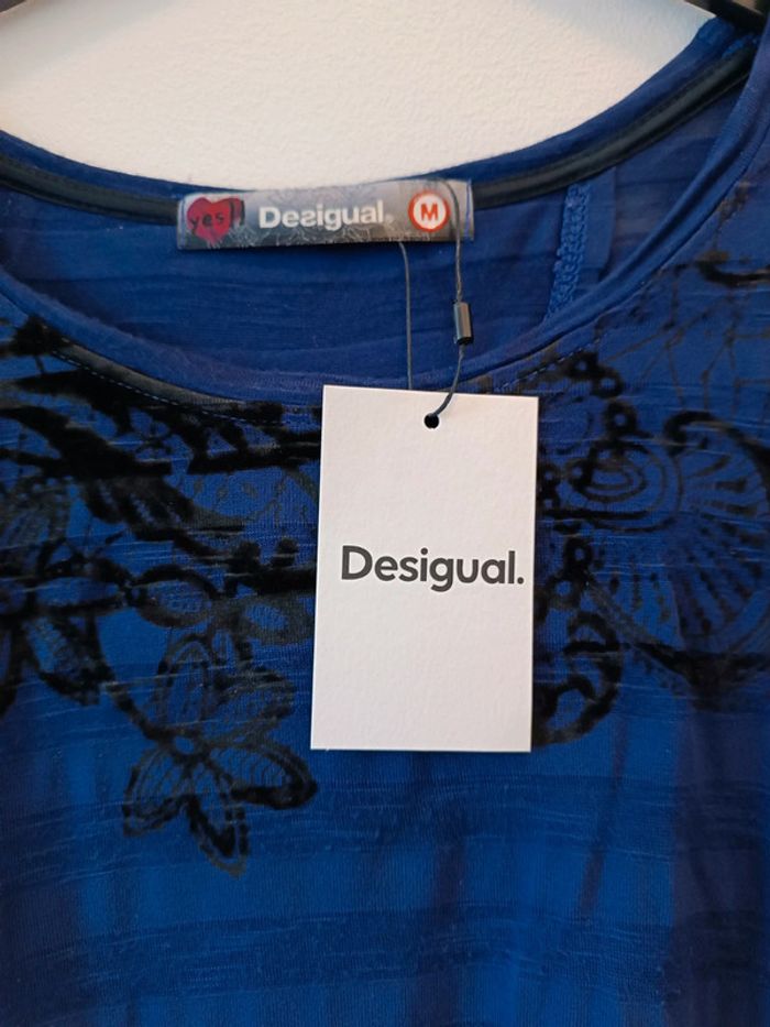 Pull fin Desigual t-shirt manches longues - taille M - neuf - photo numéro 2