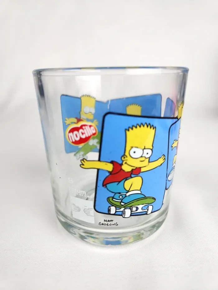 Verre Bart Simpson Skate Board - Collector - Les Simpsons - Nocillo Forum Barcelona 2004 - photo numéro 2