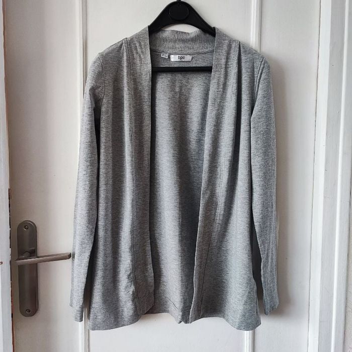 Cardigan manches longues, veste unie, gilet