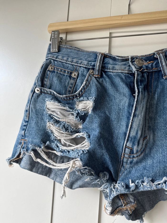 Short en jean pull and bear - photo numéro 2