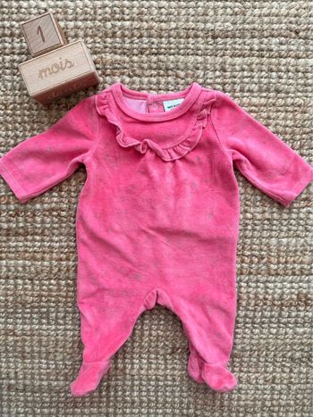 Pyjama velours TAO 1mois / 54cm