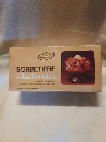Sorbetière vintage.