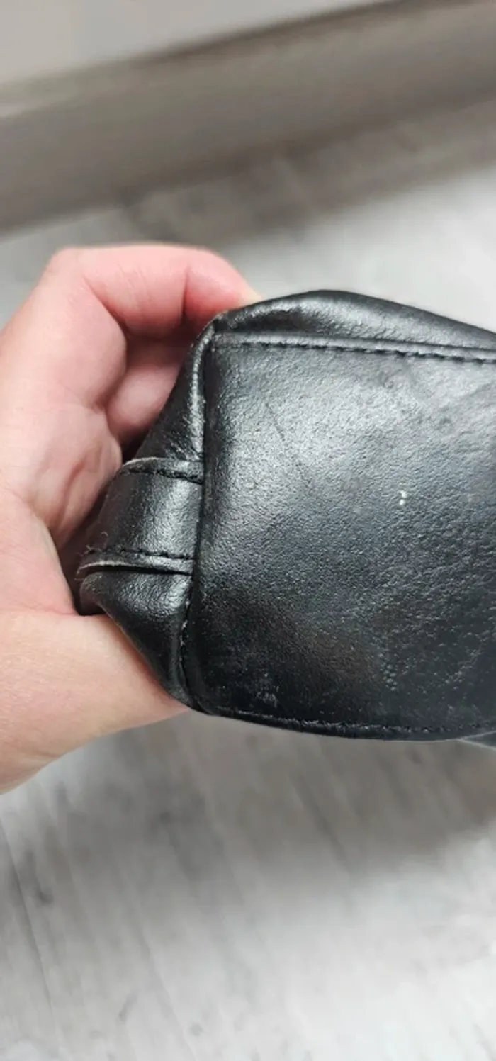 Sac a main lancaster noir en lot avec portefeuille et monnaie - photo numéro 15