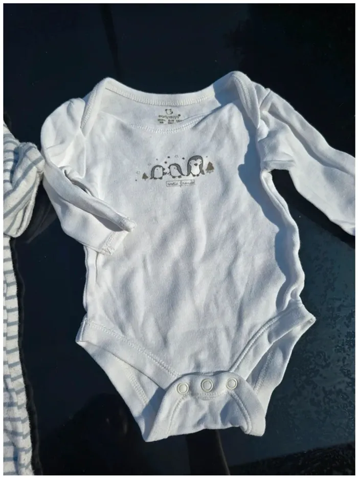 Pyjamas et body garçon 1 mois - photo numéro 4