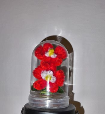 Fleur chenille fait main