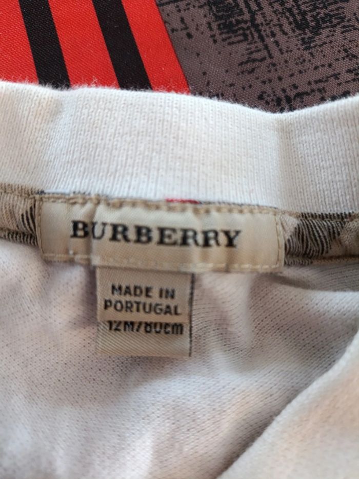 Polo Burberry 6 mois - photo numéro 2