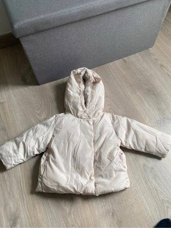 Doudoune beige enfant