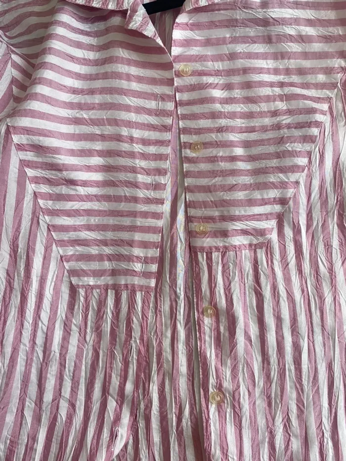 Chemise à rayures rose - photo numéro 6