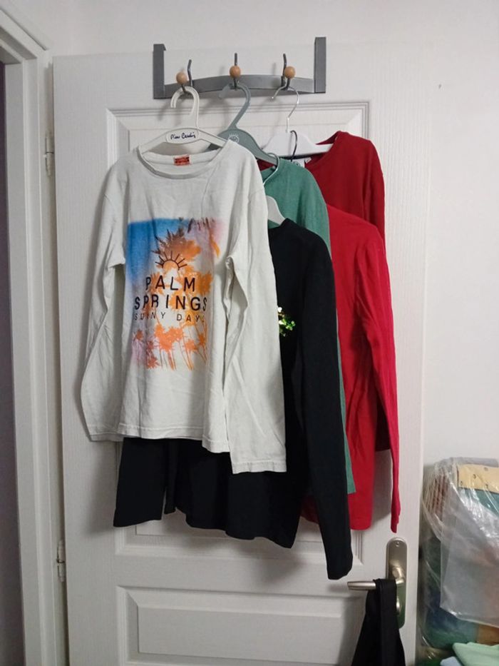 Lot de 5 t-shirts manches longues dino 🦕🦖