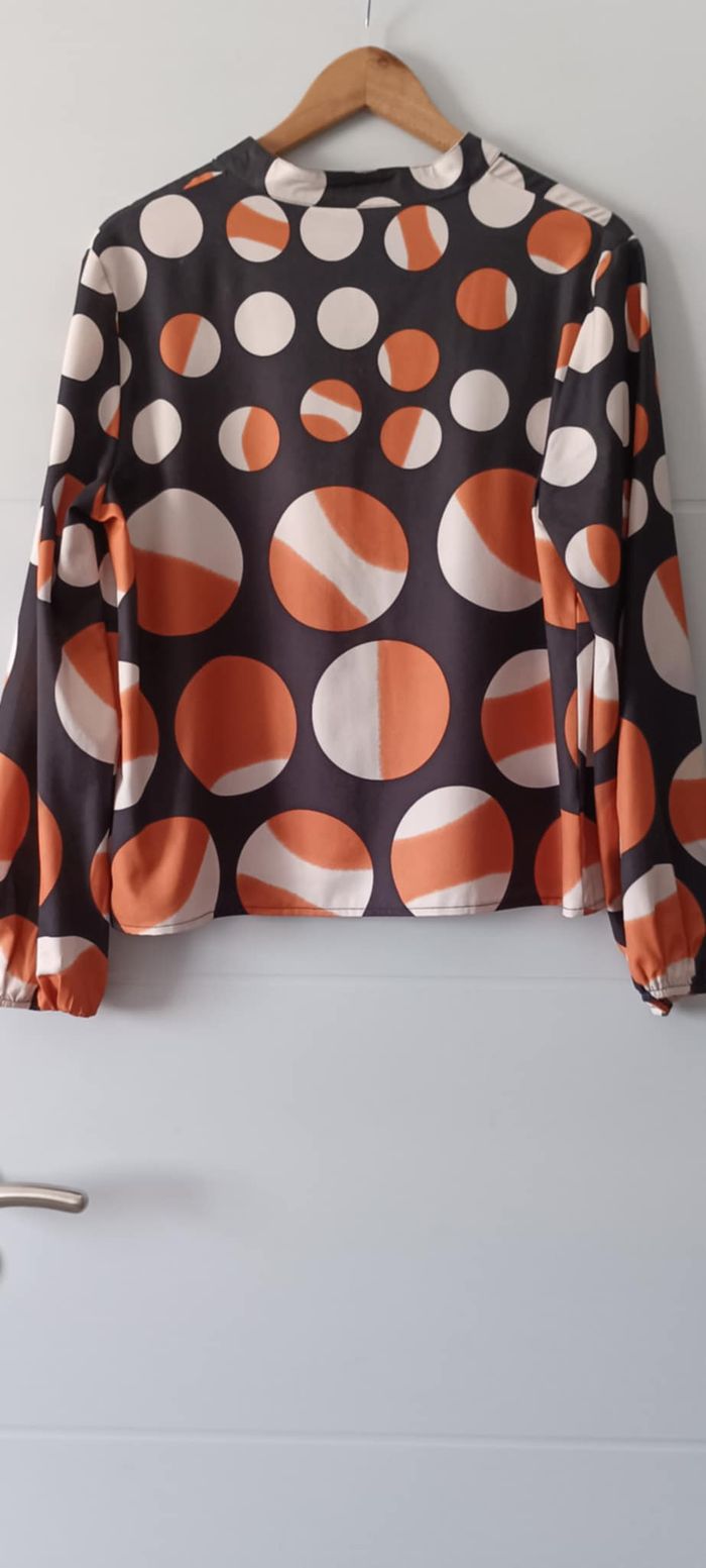 Blouse imprimée manches longues col V Shein Taille L 40/42 - photo numéro 2