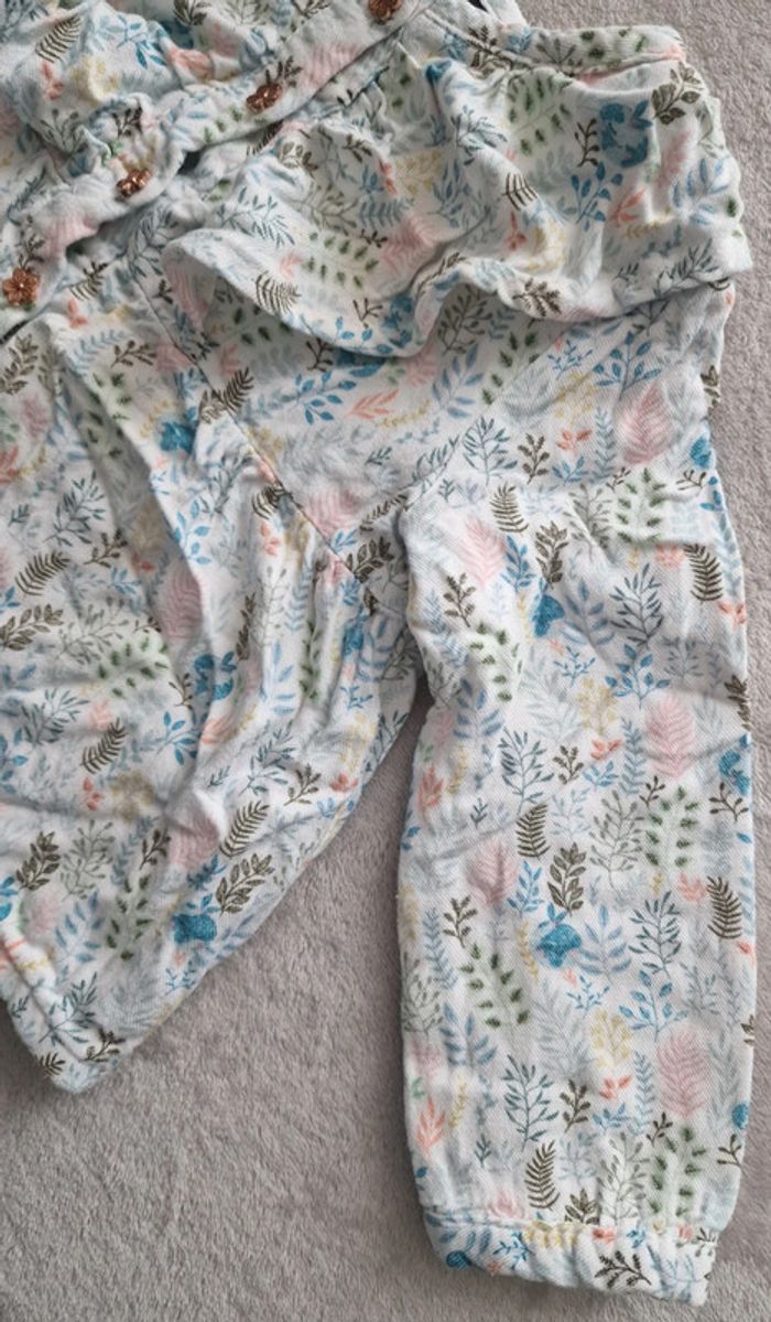 Ensemble blouse multicouleur + pantalon rose - 18M - Sergent Major (BE avec défauts) - photo numéro 15