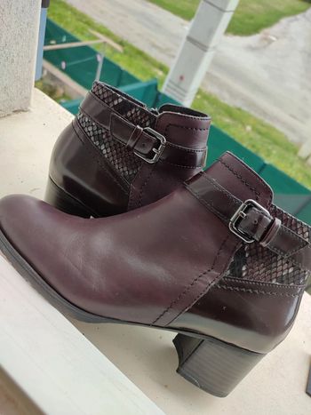 Bottines tamaris violine