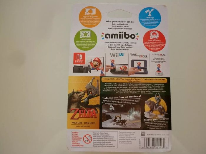 Link Loup Amiibo Twilight Princess Zelda Figurine Amiibo Wii U, Switch, 3DS - photo numéro 2