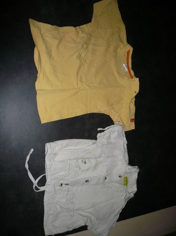 chemisette et Tee shirt mixte 18 mois