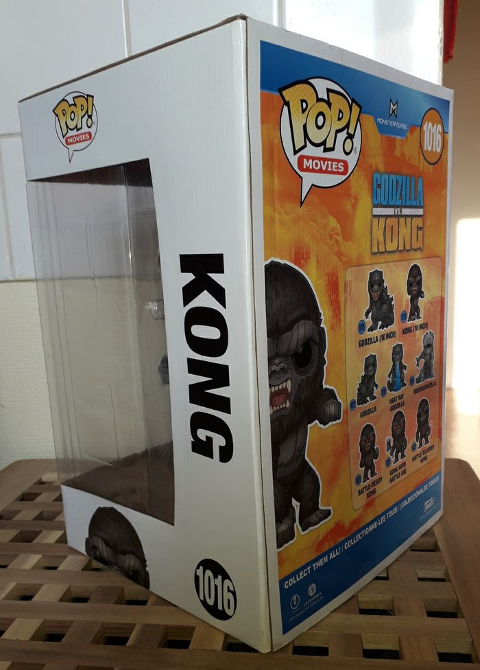 Funko pop King Kong XXL Godzilla vs. Kong # 1016 ; 10 inches / inch / pouces / 25 centimètres - photo numéro 4