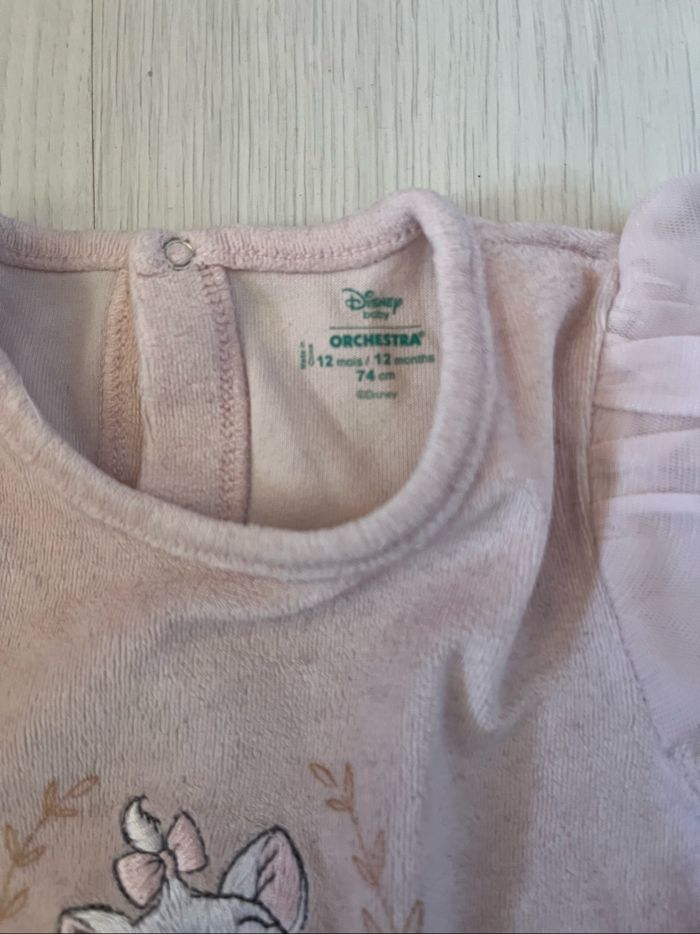 Lot 2 pyjamas velours Disney 12mois - photo numéro 5