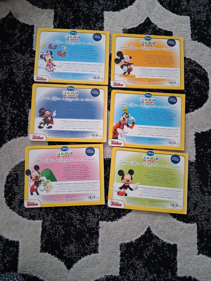Lot de 6 livres ardoises La Maison de Mickey - photo numéro 8