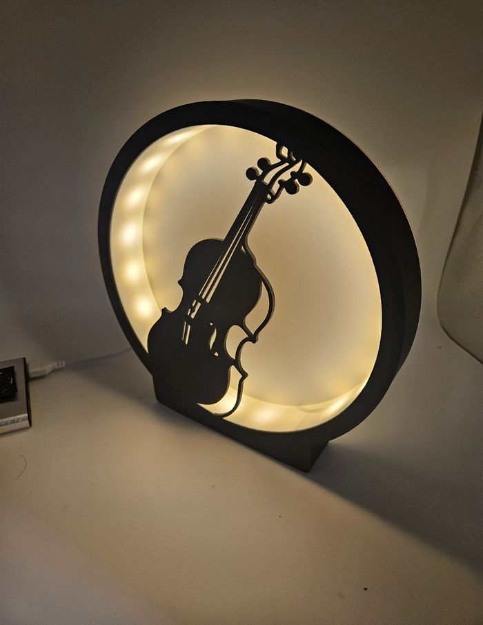Lampe lumineuse à led violon - photo numéro 4