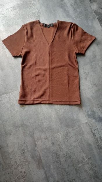 Tee-shirt marron américan city