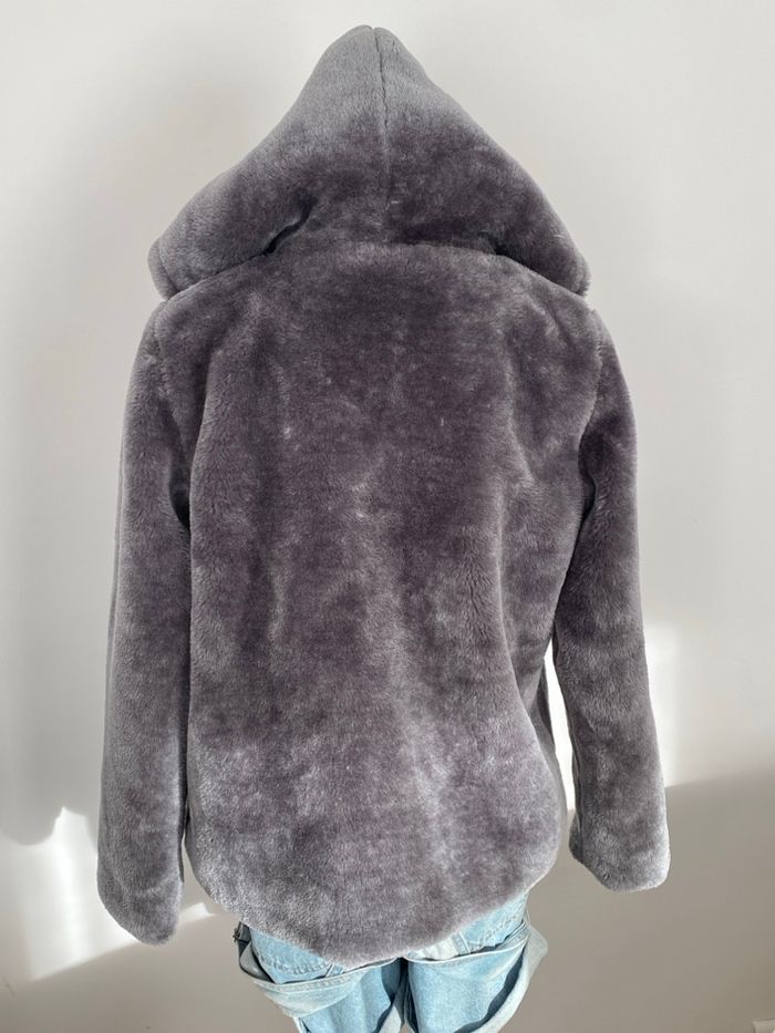 Veste Manteau Doux Épais Grande Capuche - photo numéro 7