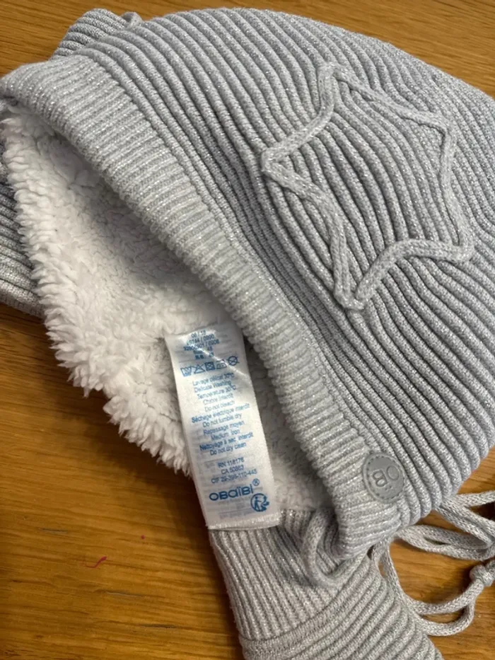 Ensemble bonnet + tour de cou + moufles - photo numéro 2