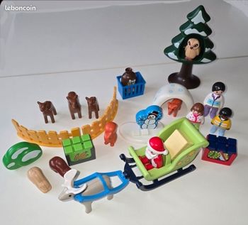 123 playmobil calendrier de l'avent père noel 9391 complet