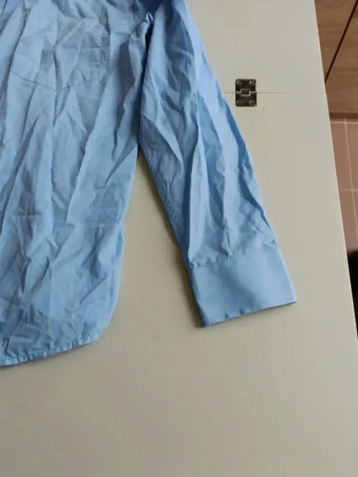 Chemise manche longue bleu emporio fashion taille l - photo numéro 4