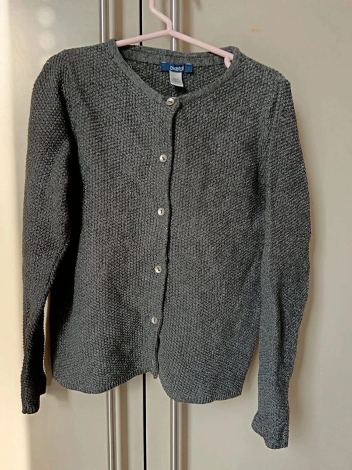Gilet cardigan maille Obaïbi 8 ans