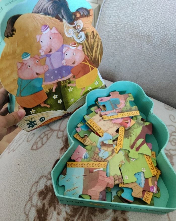 Les trois petits cochons Puzzle - photo numéro 3