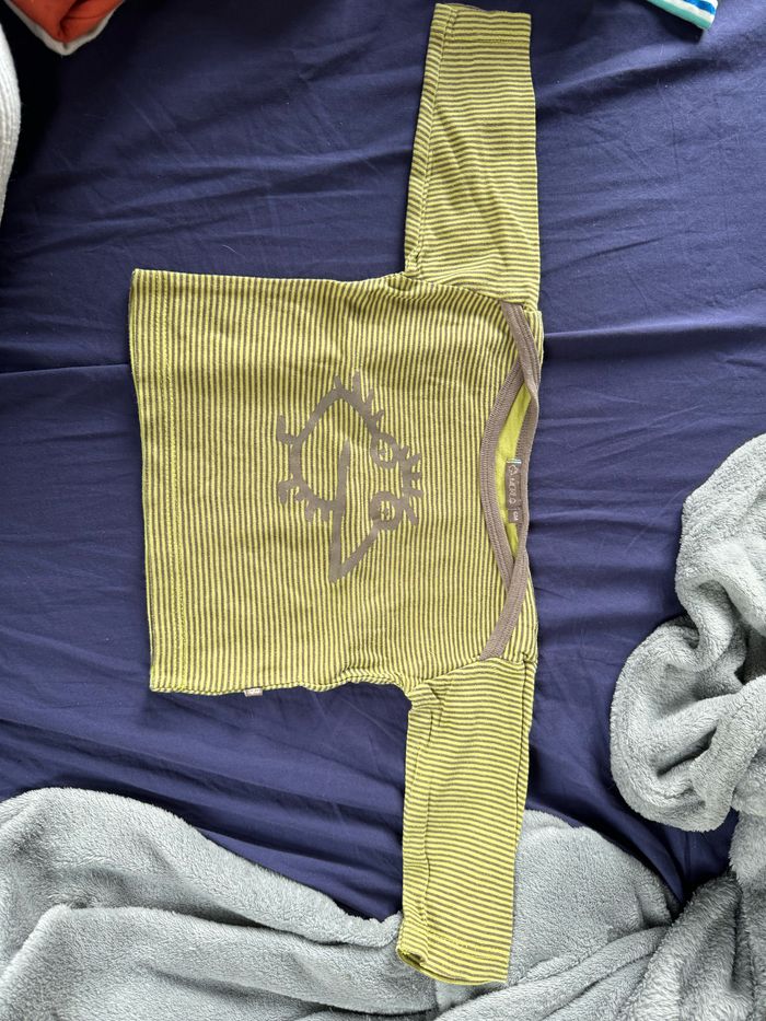 Lot 4 tee shirt ML 6 mois garcon - photo numéro 2