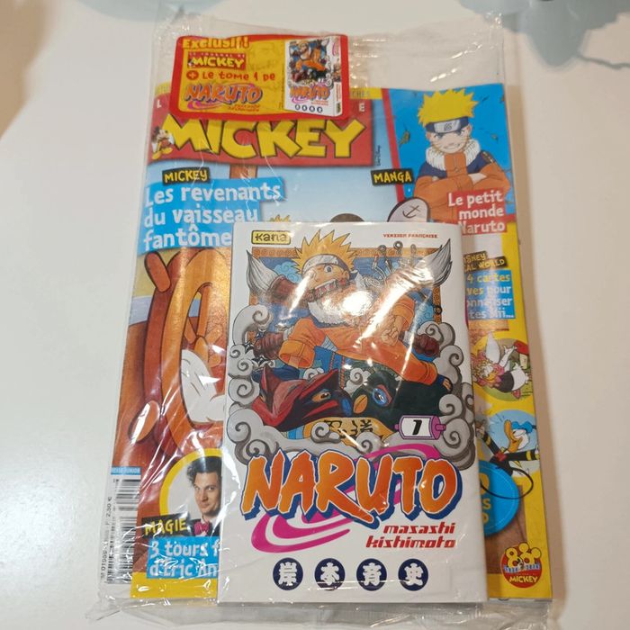 Manga Naruto tome 1 édition limitée journal de Mickey - photo numéro 2
