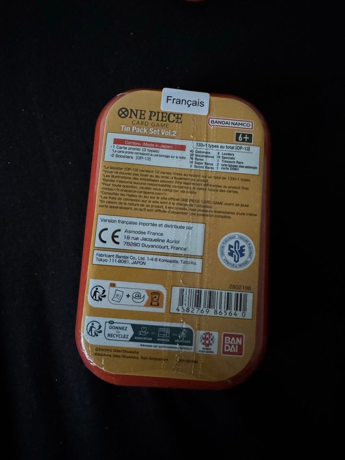 Mini tins Luffy One Pièce OP13 - photo numéro 2