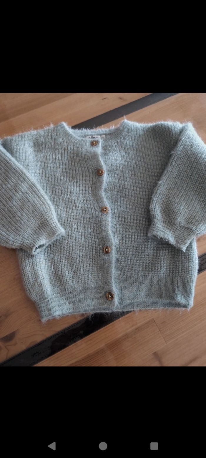 Gilet en laine fille 24 mois - photo numéro 2