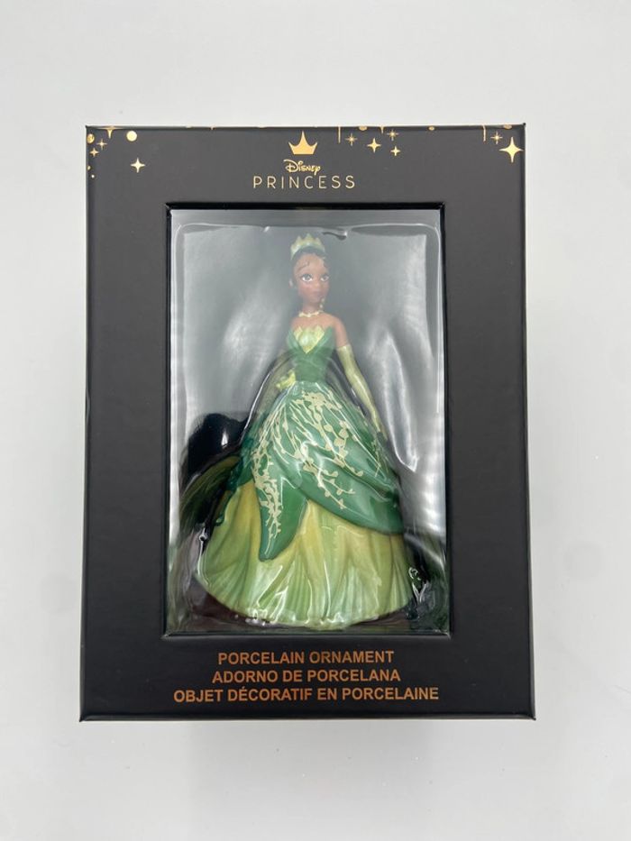 Disney Princess Tiana Ornament Figure 2023 Porcelain Holiday - photo numéro 6