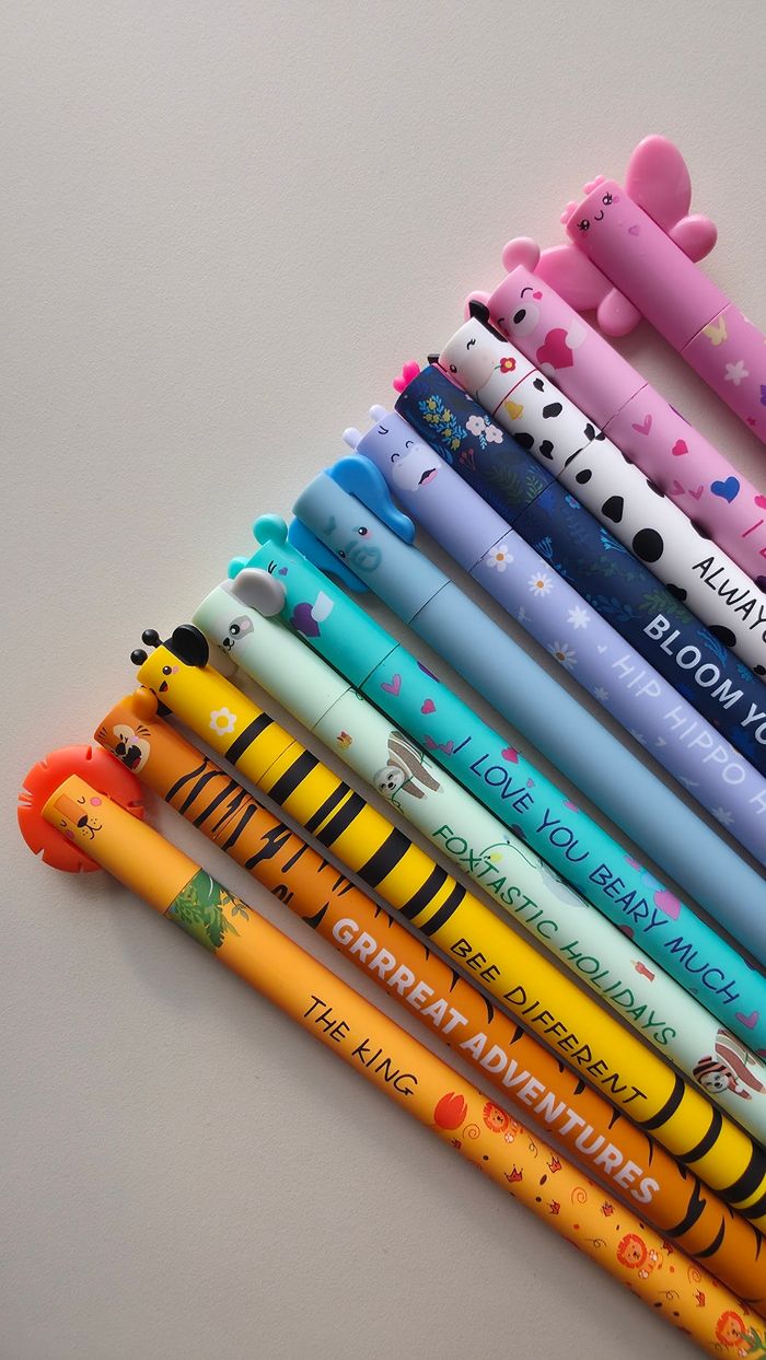Lot de 11 stylos animaux kawaii - photo numéro 9