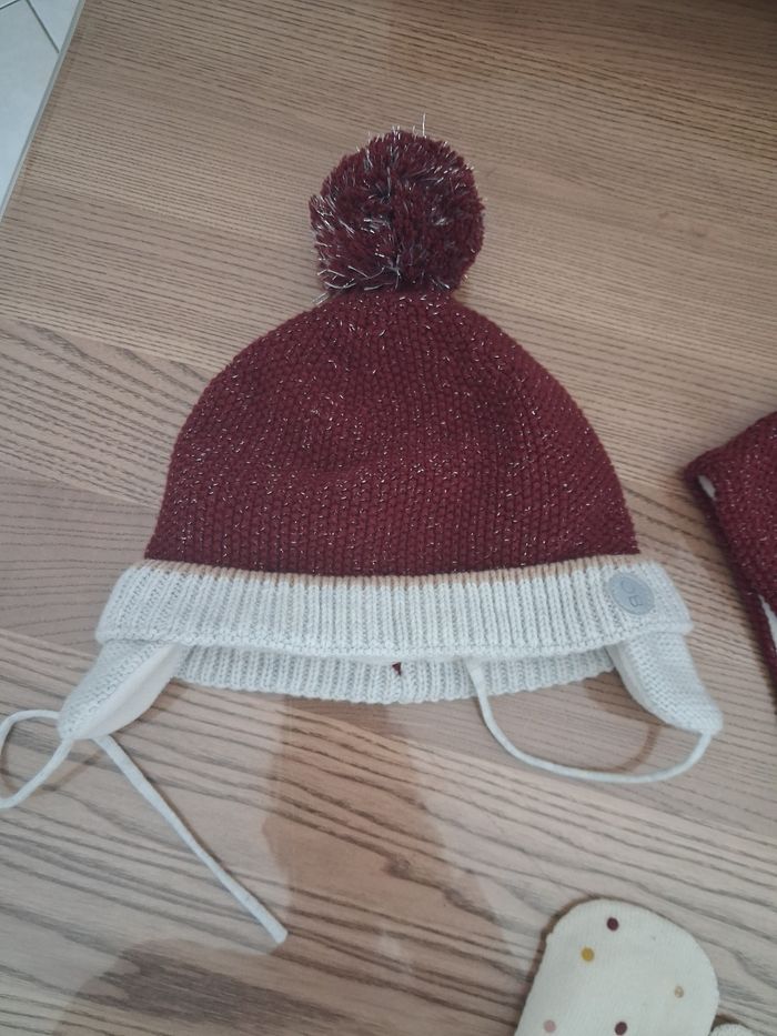 Ensemble bonnet/echarpe +gant - photo numéro 3