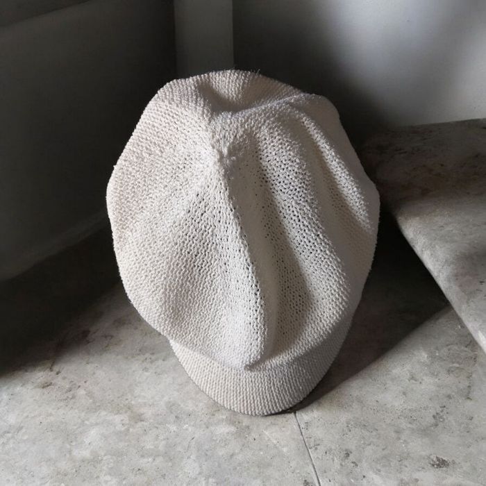 Casquette Respirante Maille Couleur Laiteux Femme Été Léger Béret Réglable