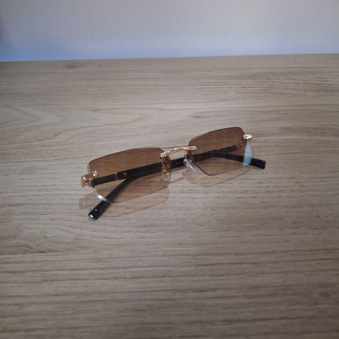 Lunettes de Soleil - Y2K Vintage 90s-2000s - Unisexe Sunglasses - Verres Teintés - photo numéro 4