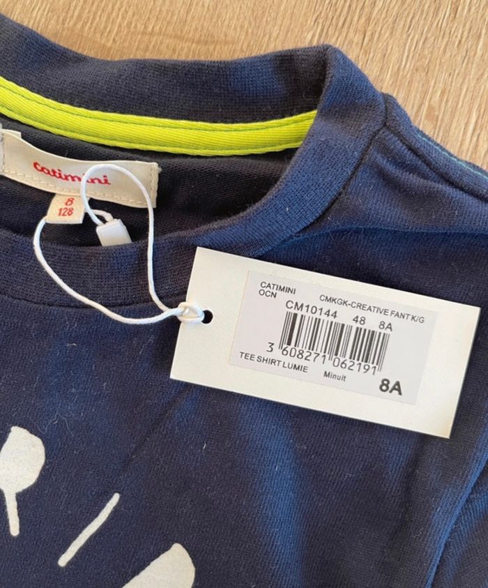 Tee shirt catimini taille 8 ans neuf avec étiquettes - photo numéro 6