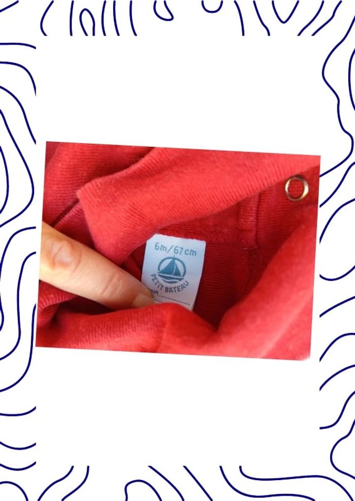 Sous pull 6 mois Petit Bateau - photo numéro 3